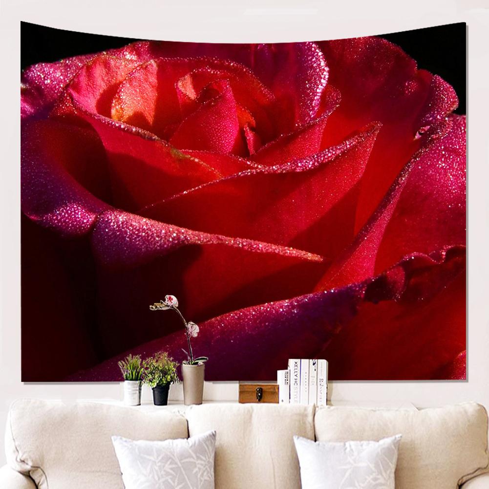 Bright Flowers Background 3d Printing Wall Cloth Soft Rectangle Painting Tapestry School Living Rooms Decoration Blanket