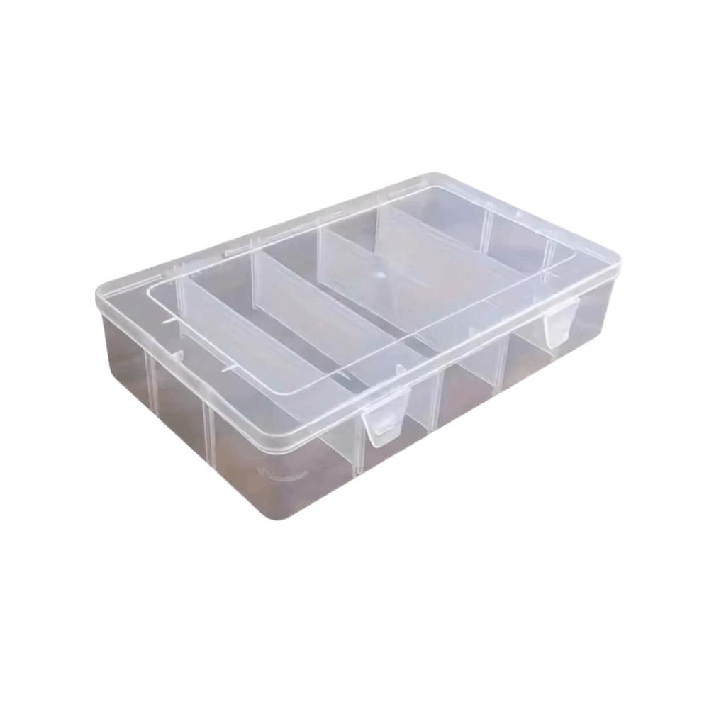 Secure Latch Tool Storage Box Transparent Accessory Organizer Hardware Accessories