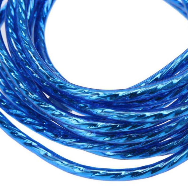 4,5 м автомобильный аудио сабвуфер усилитель усилитель Rca монтажные провода автомобильный кабель динамики