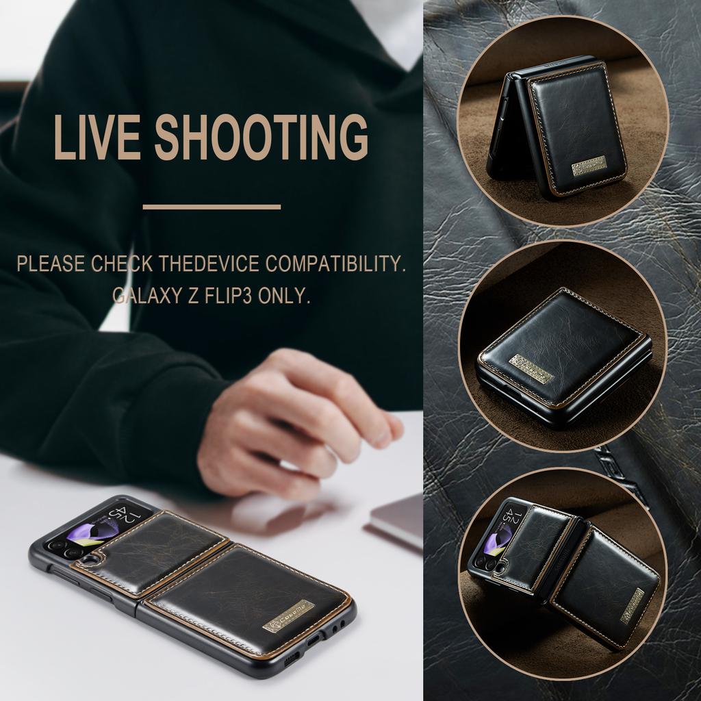 Матовый кожаный складной чехол-сумка для мобильного телефона для Samsung Galaxy Z Flip4 Flip3 Flip 4 5g Zflip4 Flip 3, чехлы без отпечатков пальцев