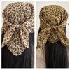 Retros Leopard Print Headscarf Fashionable Women Head Scarf Durability Scarf for Daily Wear