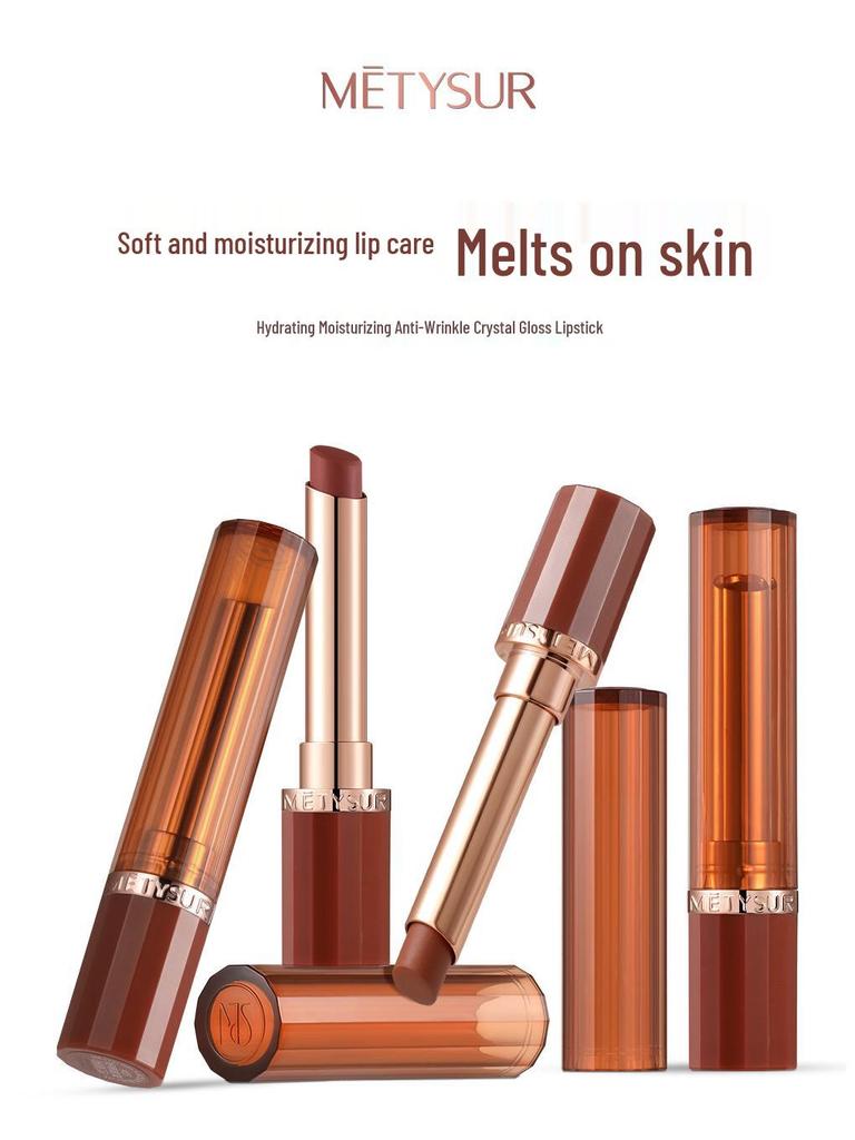 Mei Ti Xiu Crystal Moist Lipstick: Hydrating, Long-lasting, Silky Smooth, Non-Stick Gloss Lip Balm