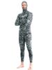 3mm Neoprene Camouflage Wetsuit Long Sleeve Fission Hooded 2 Pieces of Neoprene Submersible for Men Keep Warm Suit