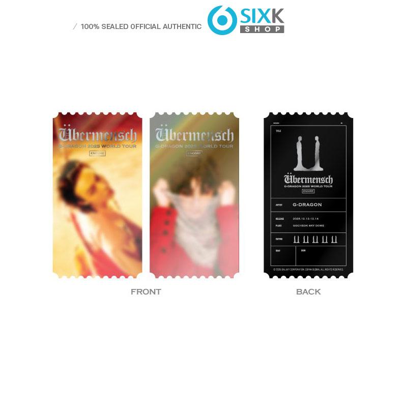 [Предзаказ] G-DRAGON 2025 МИРОВОЙ ТУР [Ubermensch] В СЕУЛЕ НА БИС