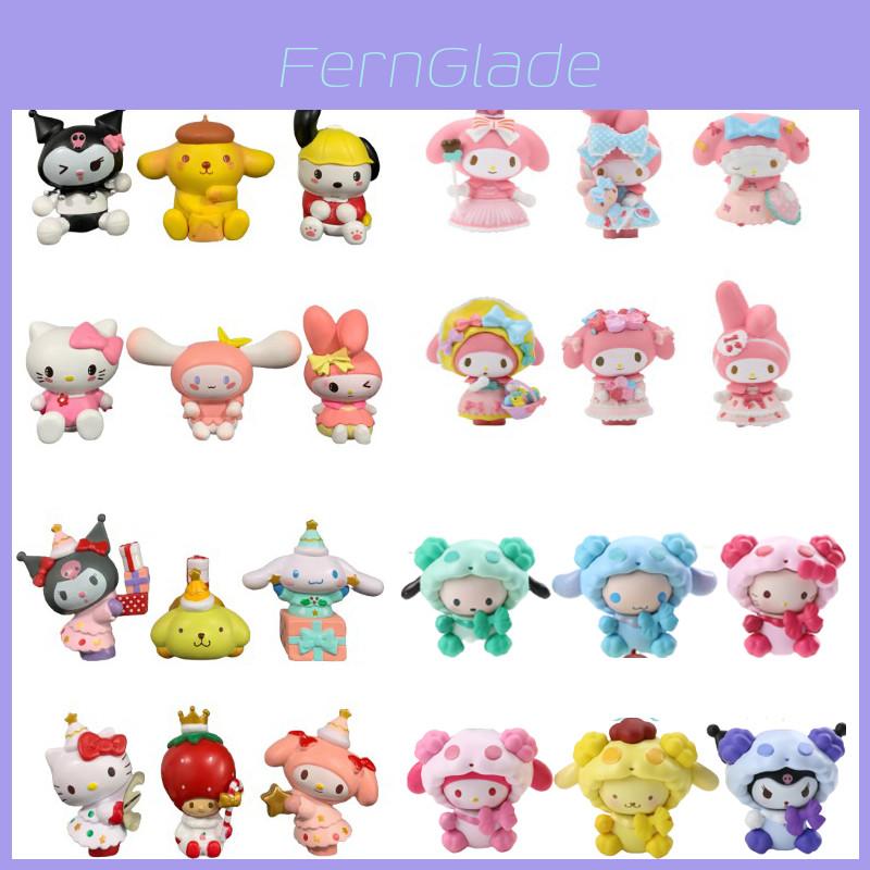 Милый набор фигурок-кукол Sanrio My Melody для домашнего декора и украшения торта