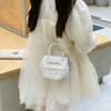 Decoration Cute Pearl Children Crossbody Bag With Chain Suitable Daily For