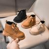 Children's Martin Boots Autumn and Winter New Classmates Girls Baby Boots Small Yellow Boots Boys Casual Soft-soled Short Boots
