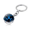 Keychain Sharingan Naruto With Glass Ball Cartoon Style For Memorabilia Anime