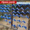 20 шт. Насесты для голубей Рама Подставка для отдыха голубей Синяя Рама для насеста для домашних птиц Рама для насеста для домашних птиц Насесты для ночевки Птичьи принадлежности