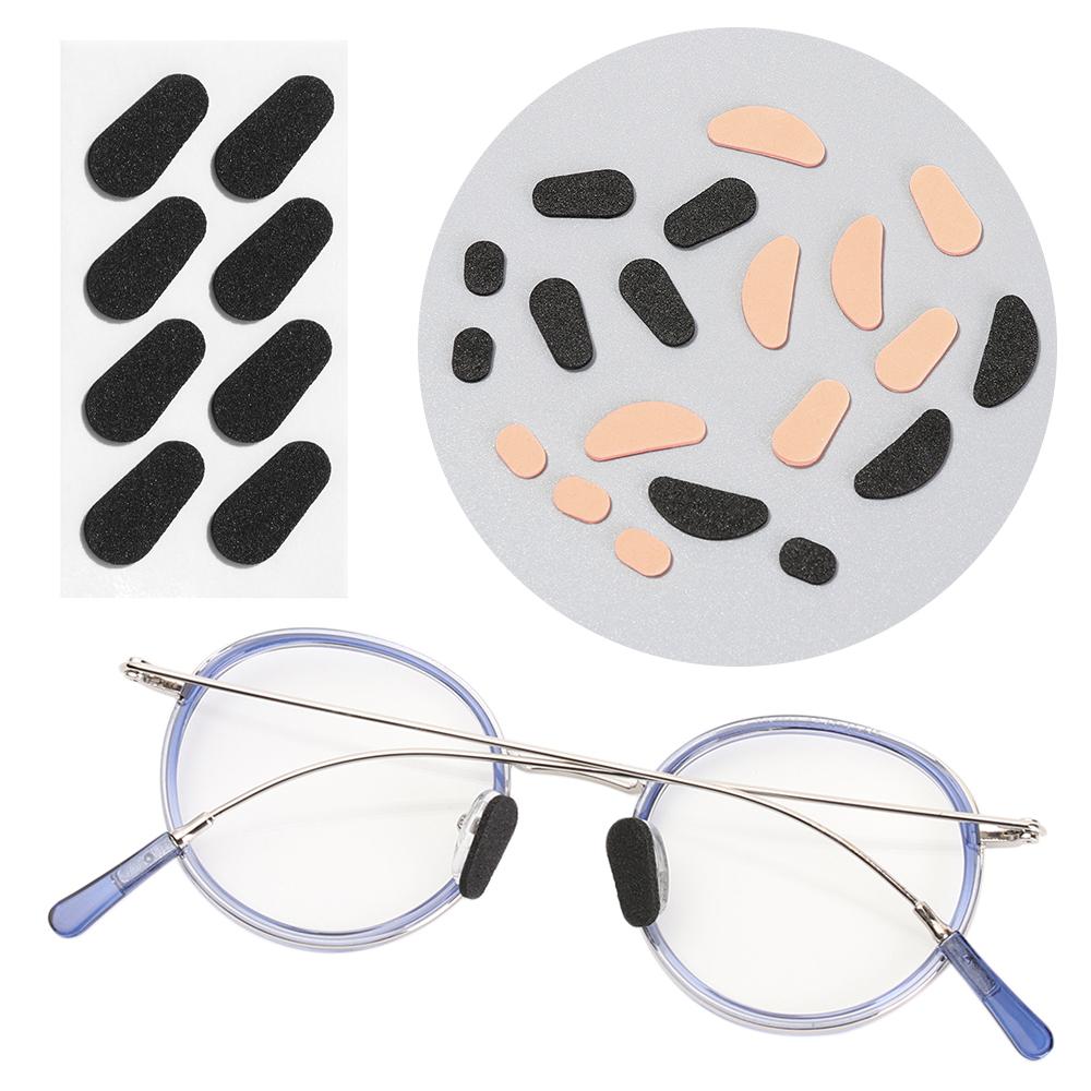 Унисекс Держатель для очков Телесный цвет/Черный Накладки для носа очков Нескользящие EVA накладки для носа Самоклеящиеся
