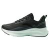 Cloud Tracking Round Toe Lace-Up Shock Absorbing Low-Top Running Shoes Women Sneaker Black Gray 122415522-6