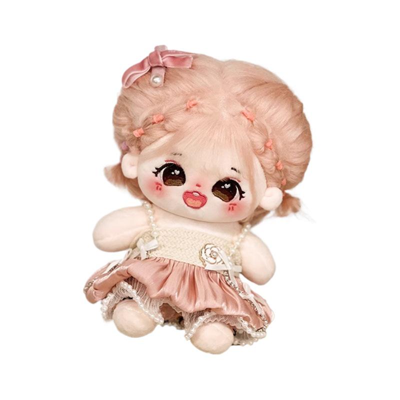 20 см Милый Хлопковый Плюшевый Наряд для Куклы с Платьем и Штанами