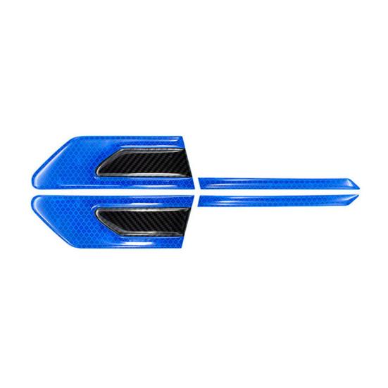 1 пара износостойких полосок, светоотражающая лента, термостойкая прочная 3D наклейка в полоску