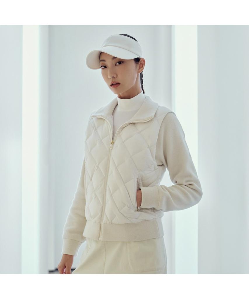 Beanpole Golf Women'S Knit Hybrid Swing Down - Ivory