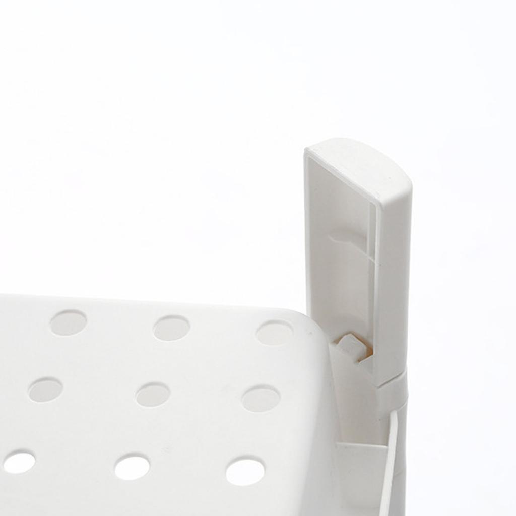 Двухъярусная напольная полка для хранения вещей в ванной комнате со сливным отверстием, многофункциональная, устойчивая, экономящая место