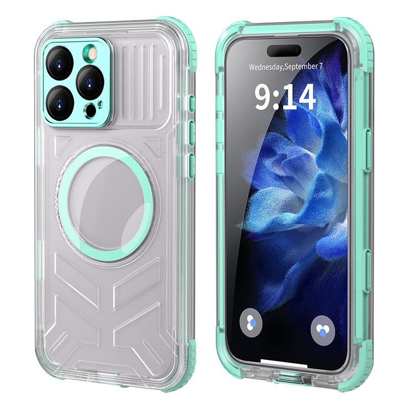 Waterproof Shockproof Case IPhone 16 Pro Max Full-Body Protective Cover With Magnetic Feature