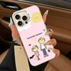 Animation Charlie and Lola Phone Case For iPhone 17,16,15,14,13,12,11 Plus,Pro Max,XS,White Silver  phone case