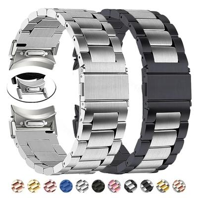 Быстросъемный ремешок из нержавеющей стали для Samsung Galaxy Watch 6 4 5 pro 40 44мм 45мм 42 46мм ремешок без зазора для watch6 classic 43мм 47мм