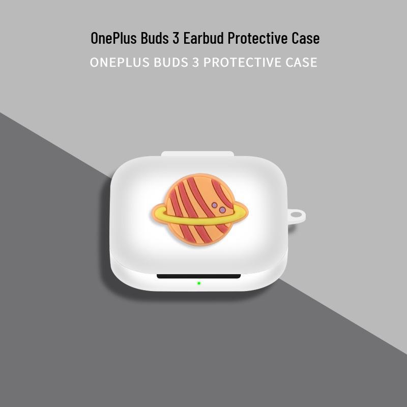 Силиконовый защитный чехол для наушников OnePlus Buds 3 и OPPO Enco X3i