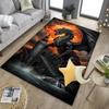Fiery Dragon Artwork Office Rug Chair Mat, Entryway Carpet, Suitable for Front Door, Bedroom, Living Room, Desk, Holiday Gift