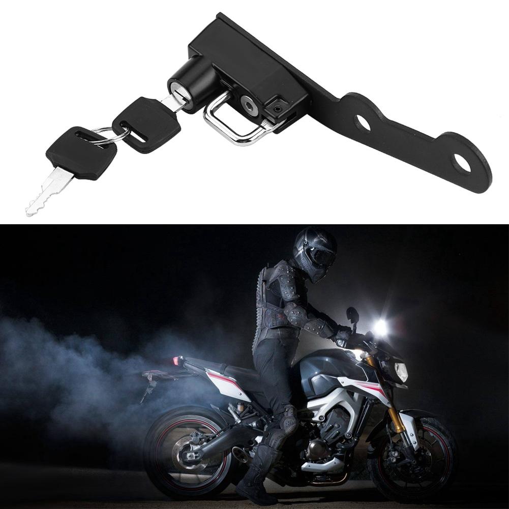  Motorcycle Helmet Lock Mount Hook for MT-09 FZ-09 FJ-09 XSR900 - Motorcycle & Powersports Accessories Electronics Alarms Theft 