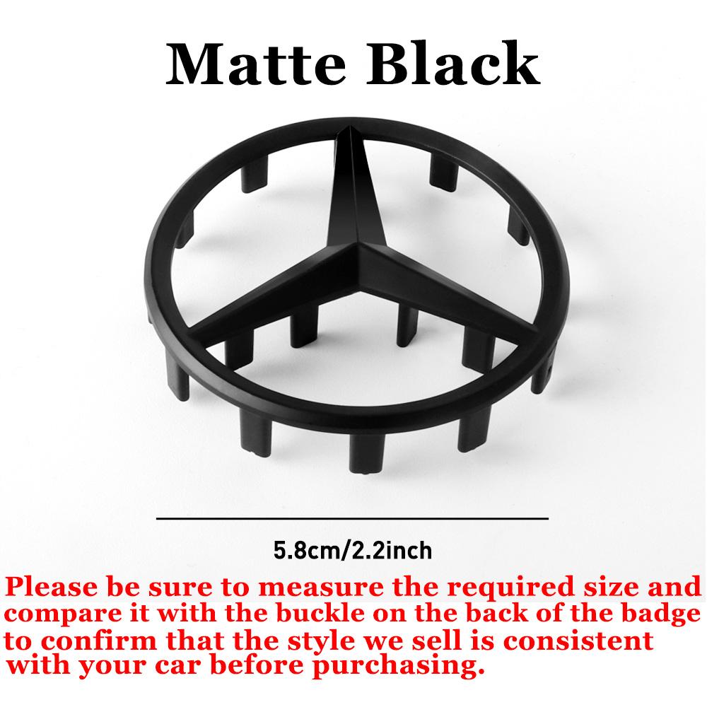 Car Hollow Steering Wheel Emblem Replace Decoration Sticker For Mercedes Benz AMG W203 W206 W220 W205 W211 W212 W201 W210 W108 JQRST1
