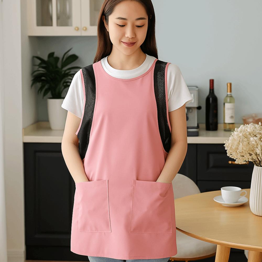Прочный водонепроницаемый фартук с защитой от масла Модный стиль Удобный дышащий фартук Регулируемый с карманами Фартук для выпечки Ресторан