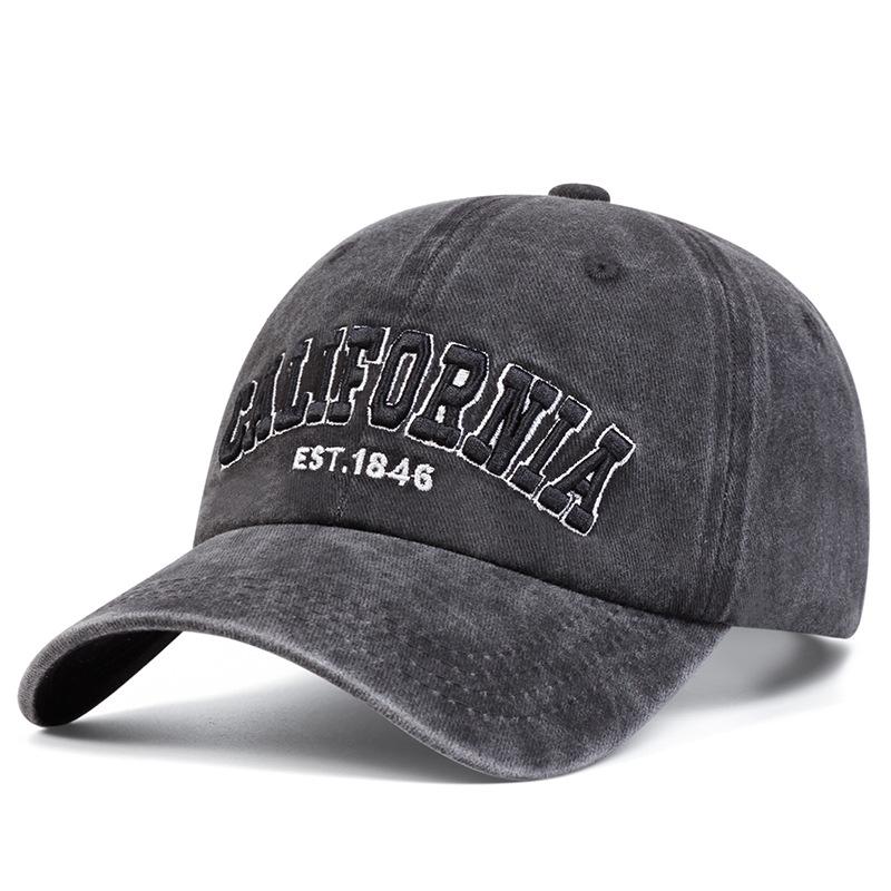 Регулируемая потертая кепка CALIFORNIA Washed Baseball Hats Мужская Женская Спорт на открытом воздухе