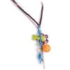 [H3566] - Multicolor 'Bohemian' Designer Long Necklace