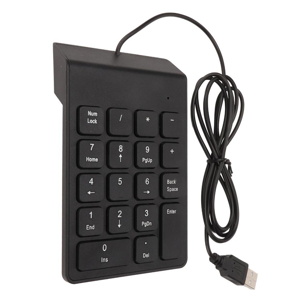 1PCS/2PCS 18 Keys USB Numeric Keypad Easy Installation Mechanical Number Pad  Office