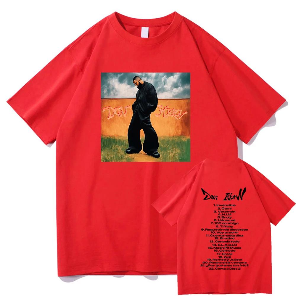 2026 Summer Album DON KBRN Tshirt Eladio Carrión Fashion Men and Women Clothing Harajuku Summer Graphic T Shirts for Fans Gifts