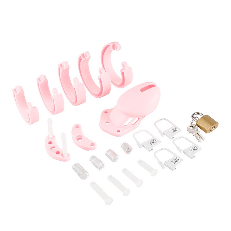 Силиконовая клетка целомудрия для мужчин: СМ Эротическое устройство для тренировки воздержания