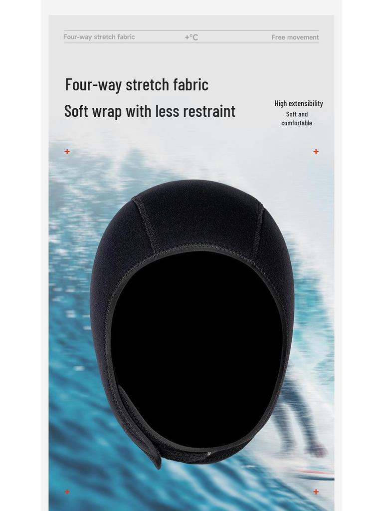 3 мм неопреновый дайвинг-шлем - мужской и женский теплый для защиты от солнца, для снорклинга и серфинга