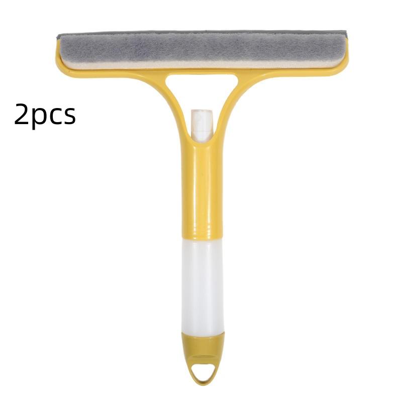 Мини скребок для мытья окон 3 в 1 многофункциональный для стекла, зеркала, микрофибры, скраб, бытовой, инструменты для чистки автомобиля