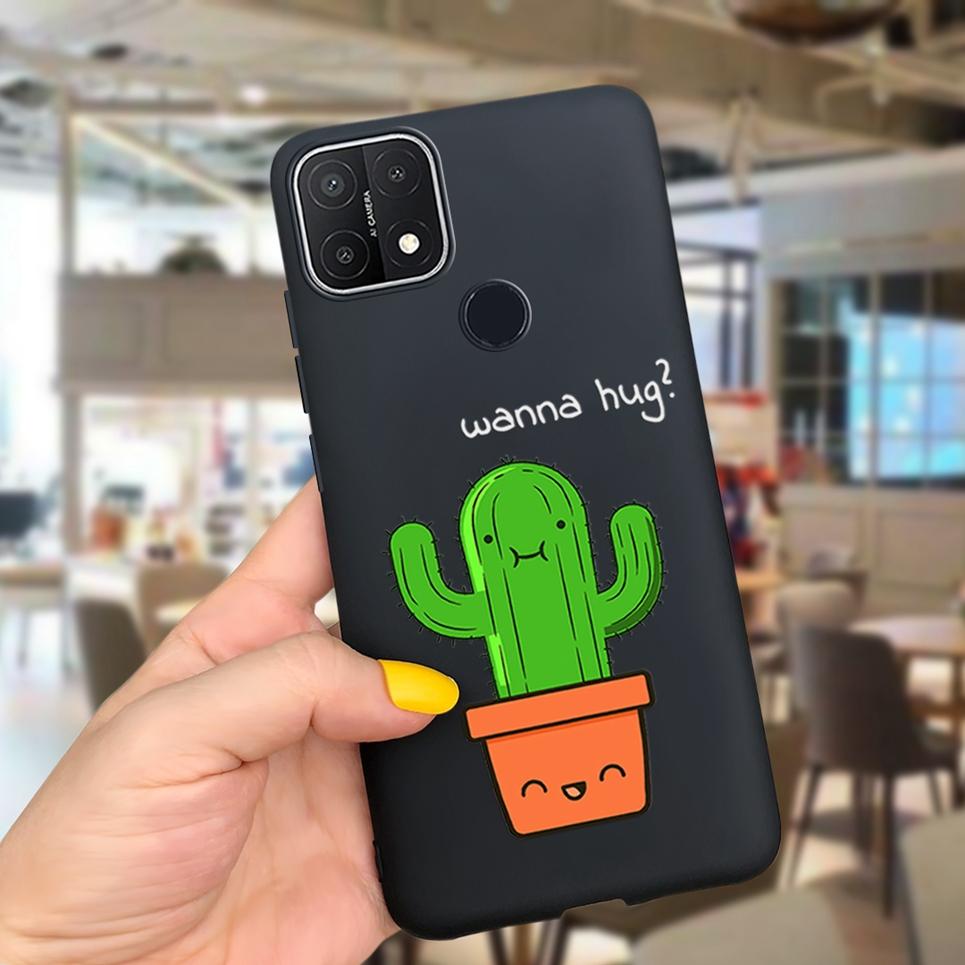 For OPPO A15s Case Black Cool Soft TPU Funda Phone Case For OPPO A15 CPH2185 Cover Silicone Back Cover For OPPOA15s CPH2179 Capa