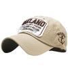 Baseball CZA440 [White Fang] Hat, Cap, Cap, Embroidered, Summer, Simple, Casual, Men's, Women's, (Khaki)