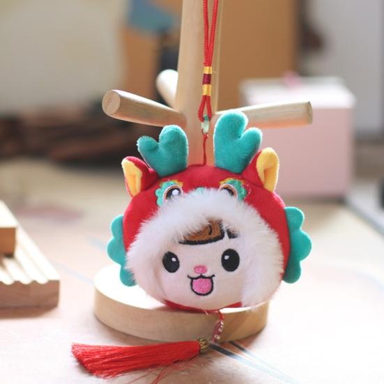 Плюшевый дракон, милый дракон, кукла, подвеска в китайском народном стиле, плюшевые игрушки