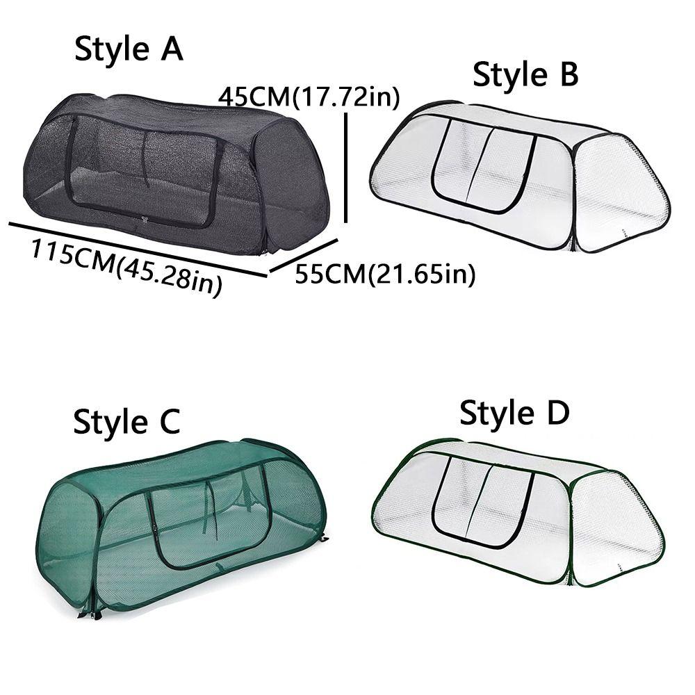 Insulated Plant Cover Pop Up Plant Netting Clear PVC Plant Protector Cage Vegetable Beds
