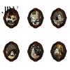 Scratch Resistant Fridge Decor Halloween Ghost Refrigerator Magnet, Retro Gothic Magnets, Oval Picture Frame Magnetic Stickers for Kitchen