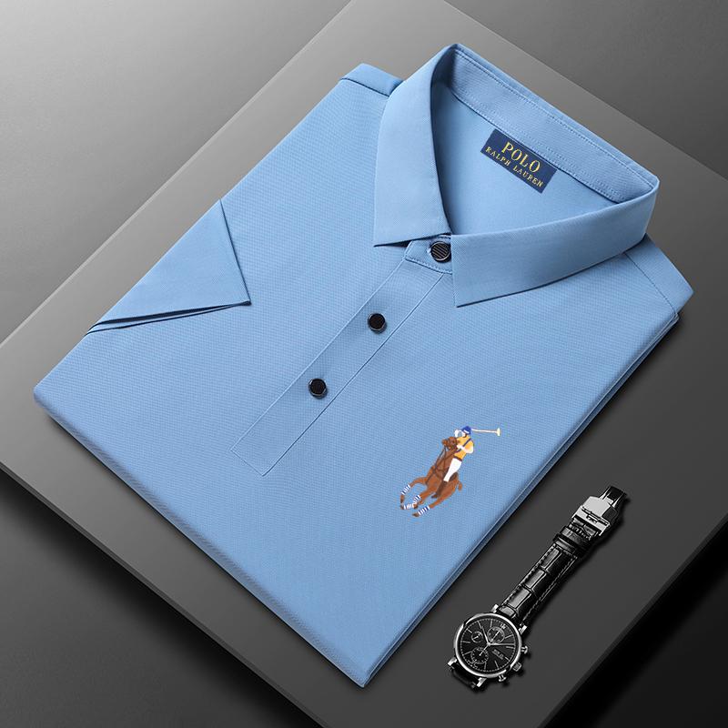 Polo Ralph Lauren 2025 Лето Новая Цветная Вышивка Пони Бизнес Поло для Отдыха