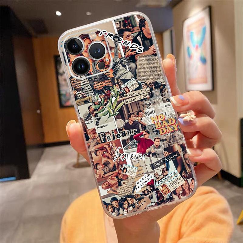 Чехол для телефона с сериалом Друзья Для iphone 17 Pro Max Air 16 15 14 13 Pro Max 15 16 Pro 15Plus Корпус