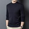Yiliteng Men's 100% Wool Round Neck Sweater