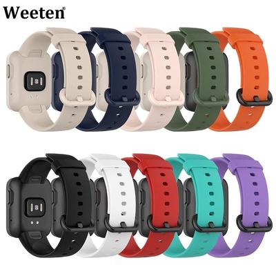 Сменный силиконовый ремешок для часов для Xiaomi Mi Watch Lite Redmi Watch 1 2/2 Lite/Mi Poco Watch, аксессуары для умных часов-браслета