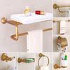 Antique Bathroom Accessories Brass Towel Rack,Paper Holder Toilet Brush Holder,Towel Hanger,Hooks,Towel Ring Bath Hardware