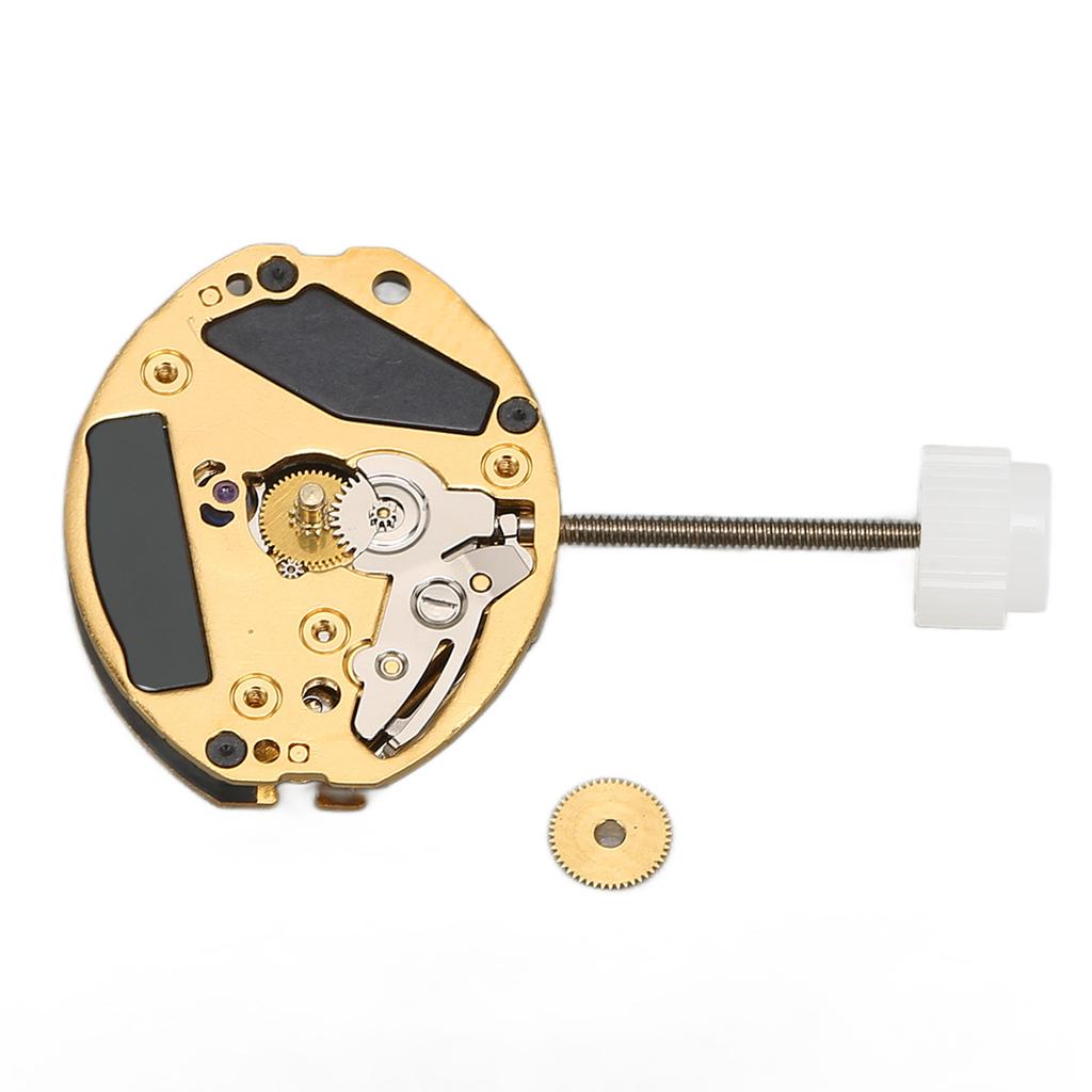 ETA 901001 Quartz Movement Golden Alloy Rhinestone Watch Movement Replacement Repair Parts Accessory
