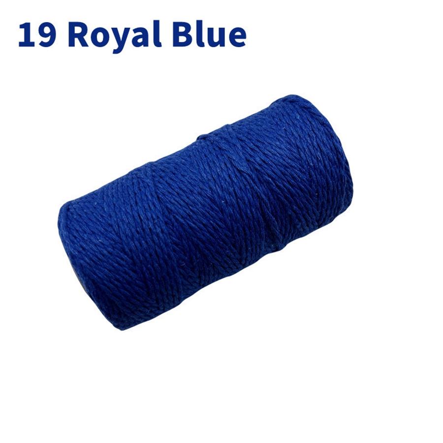 100 м/рулон 2 мм цветной хлопковый шнур макраме рождественский ручной работы плетеный канат гобелен ремесла свадебная лента DIY шнур домашний декор