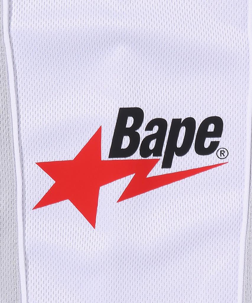 BAPE Soccer Logo Warm-Up Relaxed Fit Long Sleeve T-Shirt (M) Blue