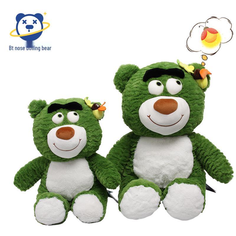 Light-Up Googly-Eyed Firefly Teddy Bear Plush Toy