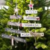 Изящное и стильное деревянное украшение для рождественской елки для праздничного настроения