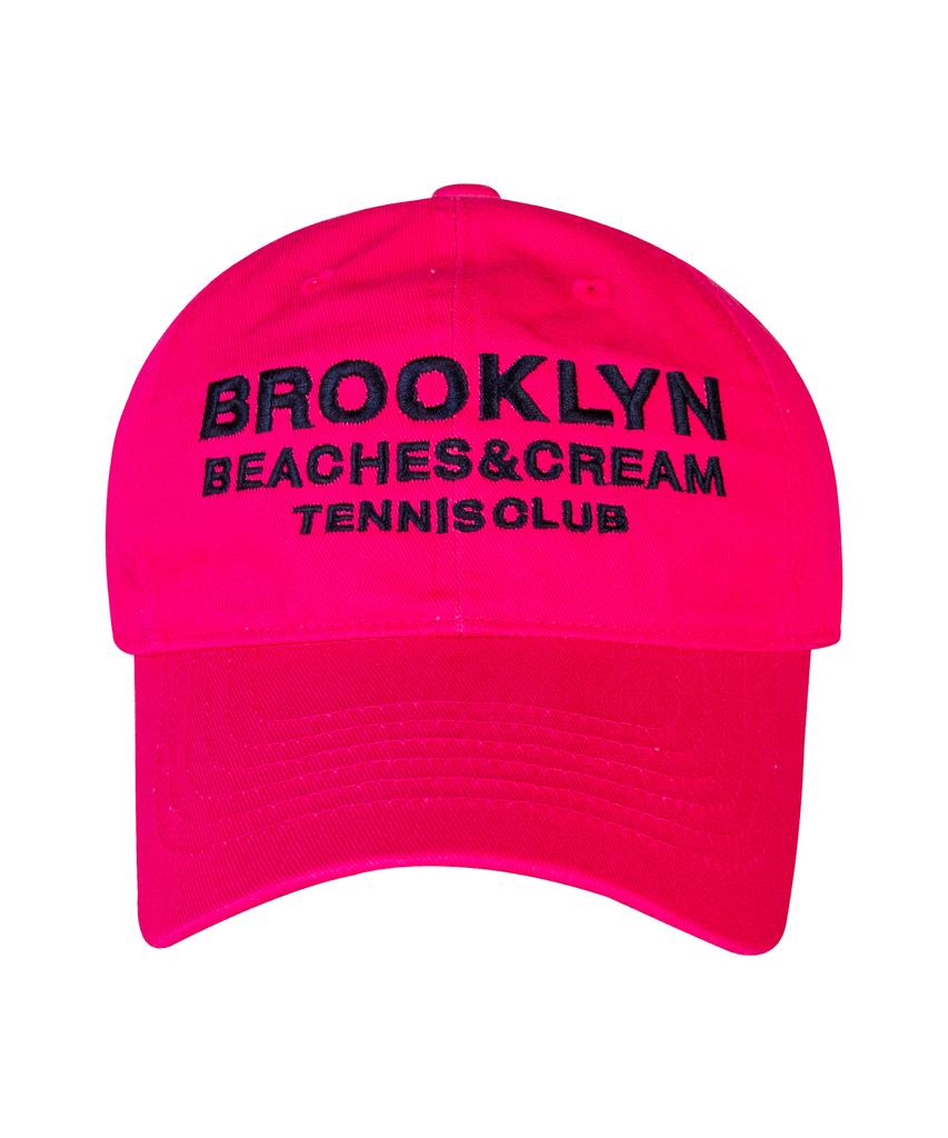 Кепка-бейсболка Bichiseuaenkeulim Brooklyn Tennis Club - Ярко-розовый